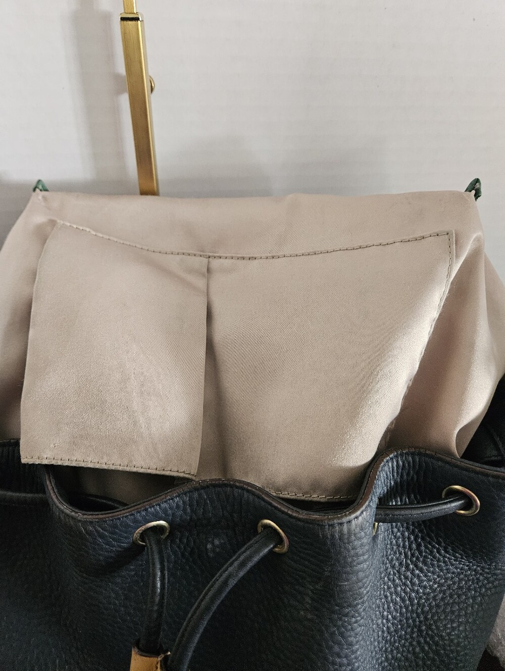 COACH Pilot Sample Bag RARE Legacy Navy Pebble Leather Bucket Bag 25306P - Picture 11 of 13